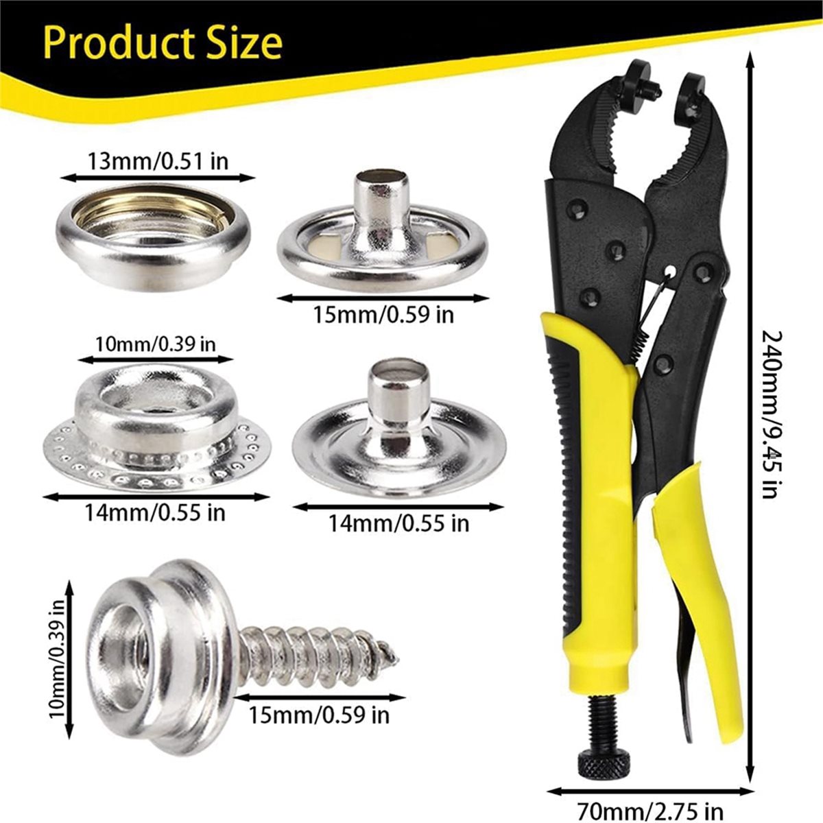 [Greatitem] Kit Alat Pemasang  - Snap Plier Setter ulasan dan harga