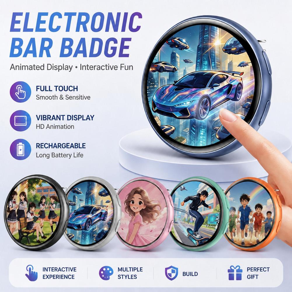 Lencana Digital Pintar Layar S - Magnetic Clasp Cosplay ulasan dan harga